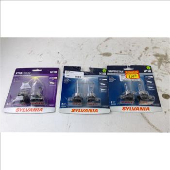Sylvania Headlight Bulbs 3 Pieces