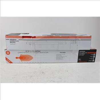 Sylvania Universal License Plate Bracket, And 20