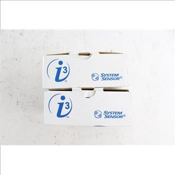 System Sensor 2 Wire Photoelectric I3 Smoke Detectors, 2 Pieces