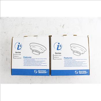 System Sensor 2 Wire Photoelectric I3 Smoke Detectors, 2 Pieces