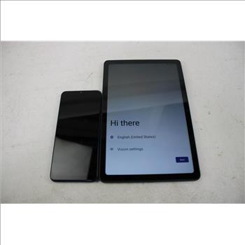 Tablet & Cell Phone, 2 Pieces, Sold For Parts