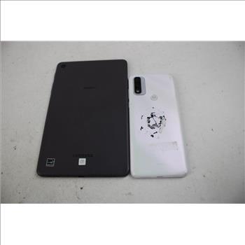 Tablet & Cell Phone Lot,2  Pieces, Sold For Parts