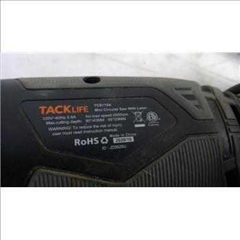 TackLife Mini Circular Saw With Laser, Drill Master 7