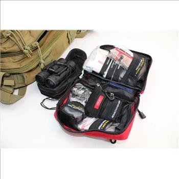 Tactical Backpack, Compass, Humvee Binoculars, First Aid Kit & More: 5+ Items