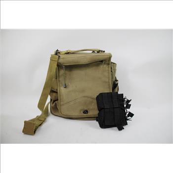Tactical Camo Vest, Satchel Bag, Milwaukee Protective Sleeves, Condor Holster, 4 Pieces