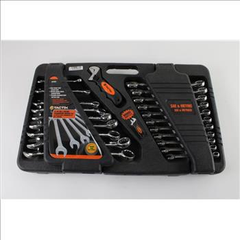 Tactix 22-Piece SAE & Metric Combination Wrench Set