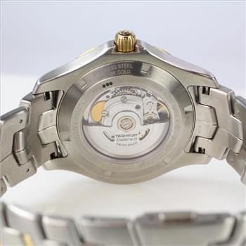 Tag Heuer 18k Gold Accented Link Watch - Evaluated By Independent Specialist