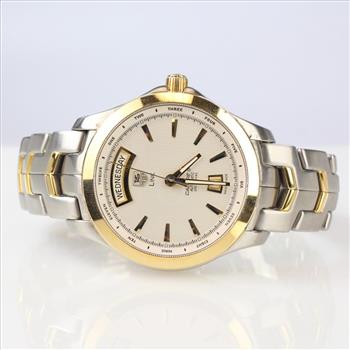 Tag Heuer 18k Gold Accented Link Watch - Evaluated By Independent Specialist