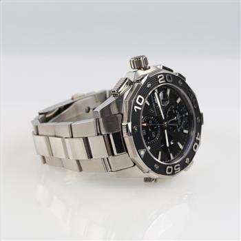 Tag Heuer Aquaracer Chronograph Watch- Evaluated By Our Certified Gemologist-AGS/GIA