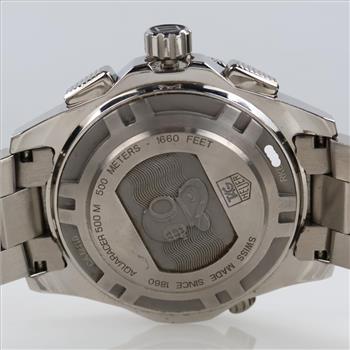 Tag Heuer Aquaracer Chronograph Watch- Evaluated By Our Certified Gemologist-AGS/GIA