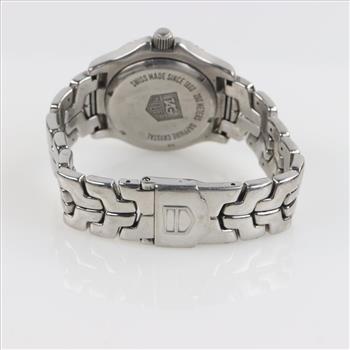 Tag Heuer Black Diamond Dial Watch-Evaluated By Our Certified Gemologist-AGS/GIA