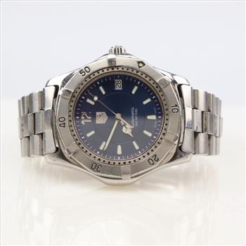 Tag Heuer Blue Dial Automatic Watch - Evaluated By Our Certified Gemologist - AGS / GIA