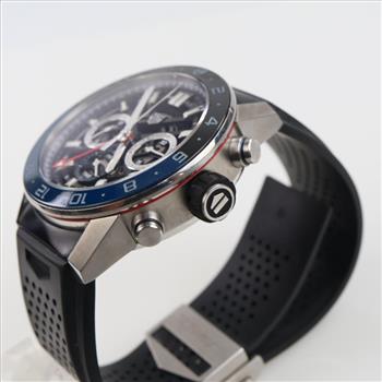 Tag Heuer Carrera Chronograph Skeleton Watch-Evaluated By Our Certified Gemologist - AGS/GIA