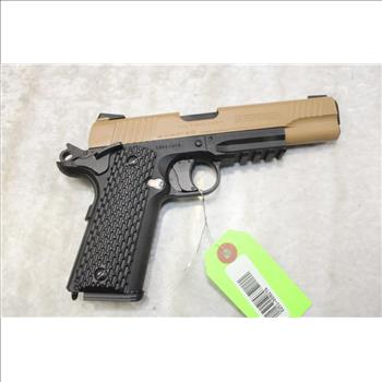 Tan & Black Toned COLT 45 Automatic Caliber Gun