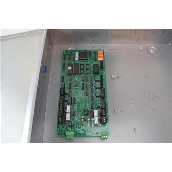 Tan Electrical Box With Electrical Board Inside