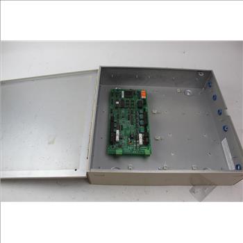 Tan Electrical Box With Electrical Board Inside