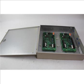 Tan Electrical Box With Electrical Boards Inside