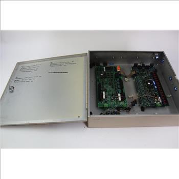 Tan Electrical Box With Electrical Boards Inside