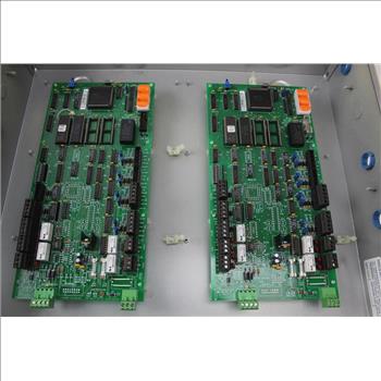 Tan Electrical Box With Electrical Boards Inside