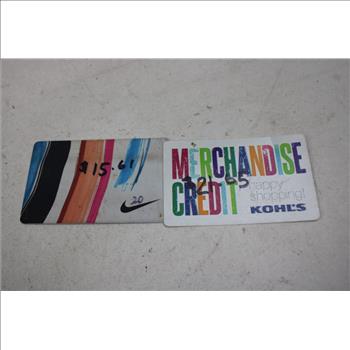 Target Kohl's Visa Nike Gift Cards