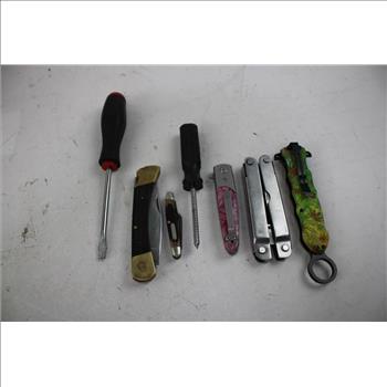 Tasco Binoculars Knives Multi-Tool 9 Pieces