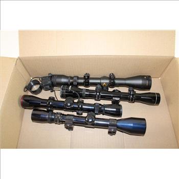 Tasco, Simmons & More Rifle Scopes, 4 Pieces