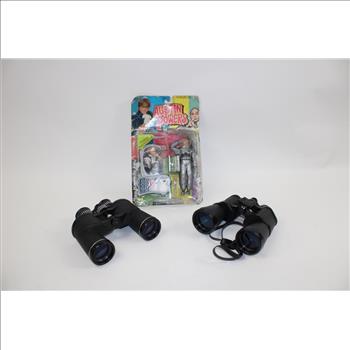 Tasco Zoom, Bushnell Ensign, And Austin Powers Dr. Evil Action Figure