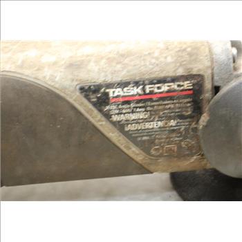 Task Force 4.5-in 7 Amps Sliding Switch Corded Angle Grinder
