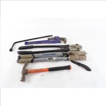 Task Force Bolt Cutters,kobalt Wrench And More 6 Pieces