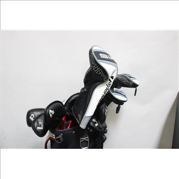 Taylor Made Golf Bag With Clubs, 12+ Pieces