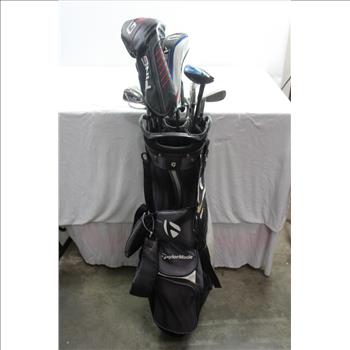 TaylorMade Bag With Clubs, 15 Pieces