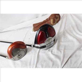 TaylorMade Bubble Driver, Wilson Crest 3-Wood, And PowerBilt TPS Blackout Driver