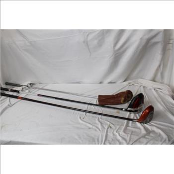TaylorMade Bubble Driver, Wilson Crest 3-Wood, And PowerBilt TPS Blackout Driver