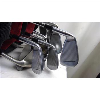 TaylorMade Golf Bag With Clubs, 16 Pieces