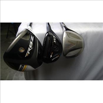 TaylorMade Golf Bag With Clubs, 16 Pieces