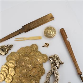 Tchotchkes, Tokens, And Fashion Jewelry; 10+ Pieces