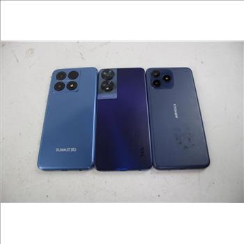 TCL, AirVoice, Summit 5G Cell Phone Lot, 3 Pieces, Sold For Parts