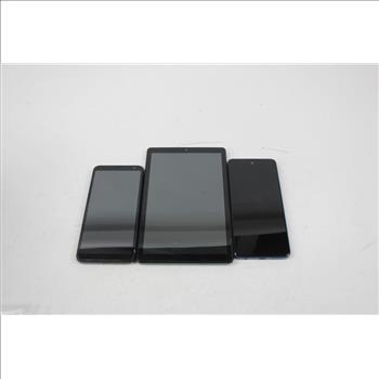 Tcl Cell Phone And Tablet Lot, 3 Pieces, Sold For Parts
