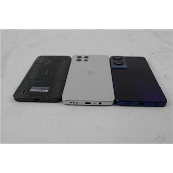 TCL, Nokia, T-mobile Cell Phone Lot, 3 Pieces, Sold For Parts