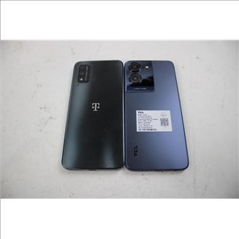 TCL & T. Mobile Cell Phone Lot, 2 Pieces, Sold For Parts