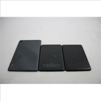 TCL Tablet, Amazon Kindle, 3 Pieces, SOLD FOR PARTS