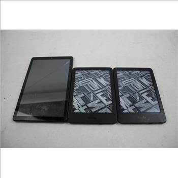 TCL Tablet, Amazon Kindle, 3 Pieces, SOLD FOR PARTS