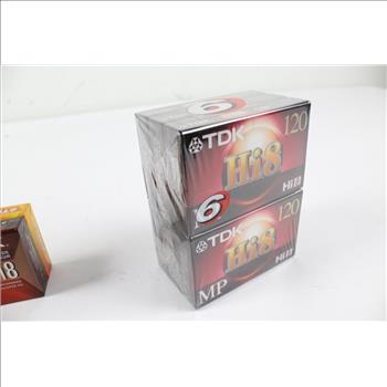 TDK Hi8 MP 120 Video Cassettes, 70+ Items