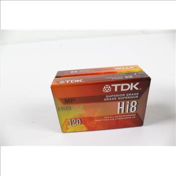 TDK Hi8 MP 120 Video Cassettes, 70+ Items