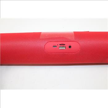 Tech2 Red Portable Bluetooth Speaker Unknown Model