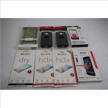 Tech21 And More Phone Cases And Screen Protector Bulk Lot, 25+ Pieces
