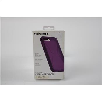 Custodia Tech21 EVO Tactical Extreme Edition Per IPhone 7 - Colore Viola (Con Clip)