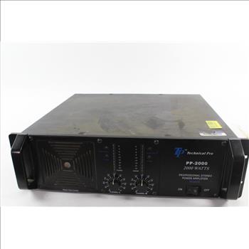 Technical Pro, PP-2000, Professional Stereo Power Amplifier