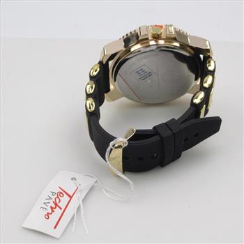 Techno Pave Stainless Steel Watch