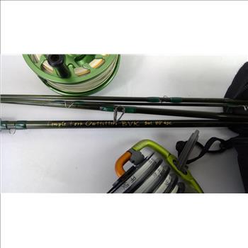 Temple Fork Outfitters BVK Fishing Pole With Orvis Reel